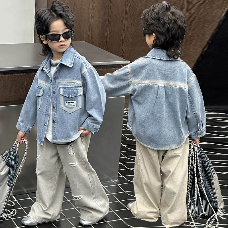 Jaket Denim Bayi Laki-laki Fas - Baby Clothes ulasan dan harga