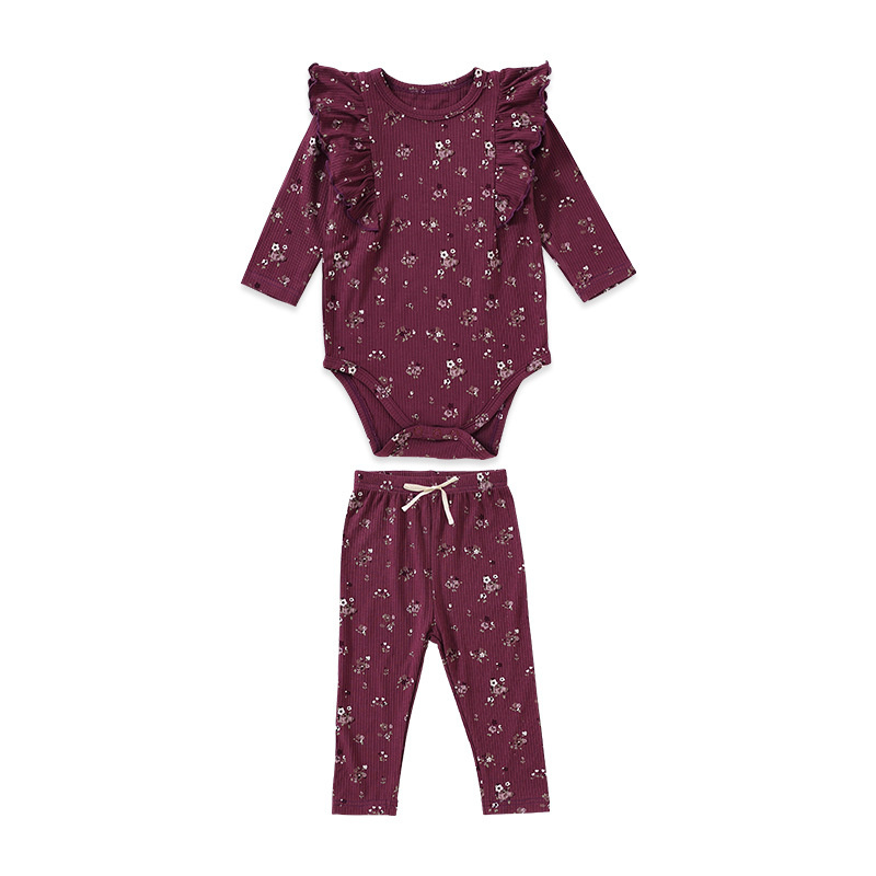 Setelan pakaian bayi perempuan - Newborn Baby Girl Romper Floral ulasan dan harga