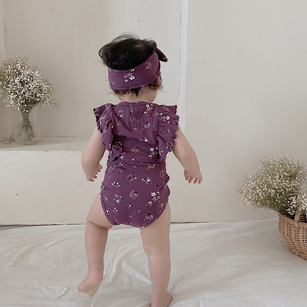 Setelan pakaian bayi perempuan - Newborn Baby Girl Romper Floral ulasan dan harga