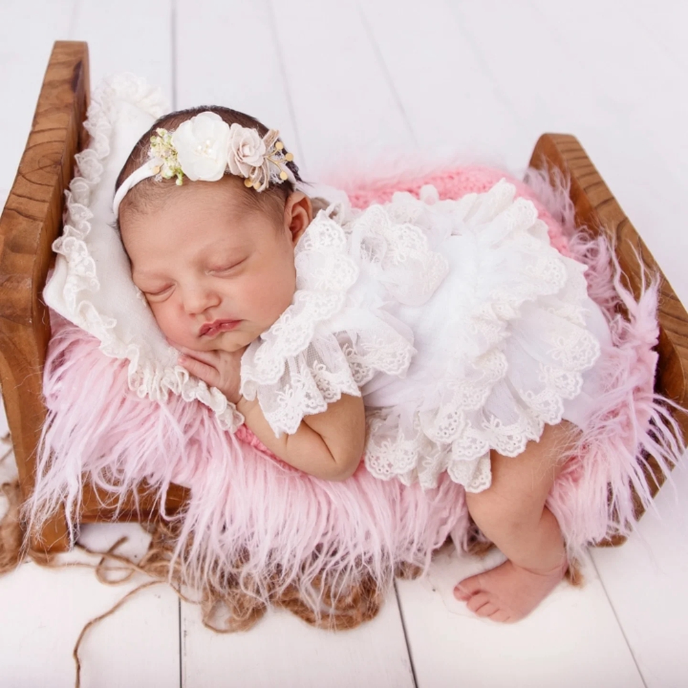 Alat Peraga Fotografi Bayi Bar - Newborn Baby Girl Romper Floral ulasan dan harga