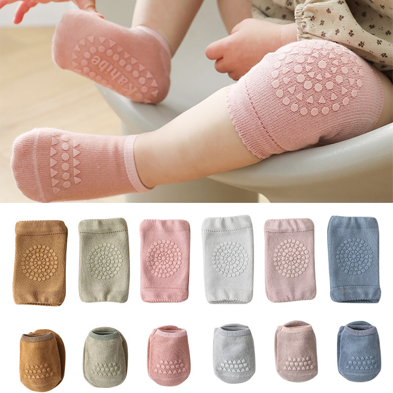 Set Kaus Kaki Bantalan Lutut B - Unisex Baby Socks Non Slip ulasan dan harga