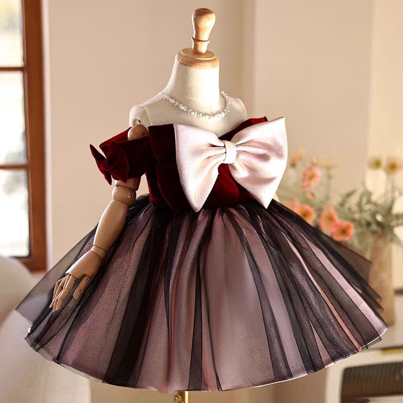 Gaun Anak Perempuan Jill Wish  - Toddler Girl Tulle Party Dress ulasan dan harga